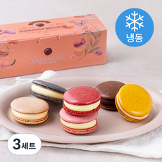 프리미엄 저당 꼬랑지 마카롱 세트 (냉동), 20g, 6개입, 3세트