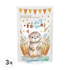 코리인제이 아일랜드 유기농 보리차 아임수차, 80g, 3개, 20개입
