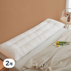 예홈 퀸사이즈 소프트 코튼 베개, 2개