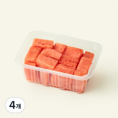 과일친구들 농협 간편수박, 600g, 4개, 1개입