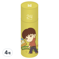 monAmi TinyTAN Plus Pen 24色, 4個, j-HOPE