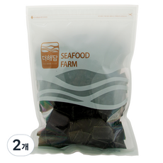 더해담 국물용 자른다시마 50인용, 500g, 2개