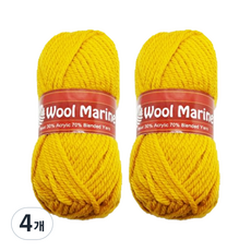 Wool Marina 編織線, 714 芥末黃