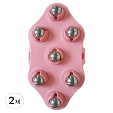 深層舒壓指壓按摩球, 2個, D 粉紅色