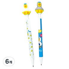 힙덕 피규어 샤프 MG-2012 랜덤발송, 0.5mm, 6개