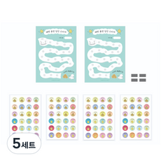 BABY PLANET 如廁訓練讚美貼紙組, 混色, 5組