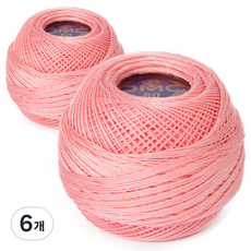 DMC 19號線 80編織刺繡蕾絲線, 3326, 6個