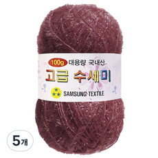 Yarna 大容量高級菜瓜布 100g, 183玫瑰磚, 5個