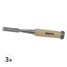 스마토 목공용끌 나무자루 SM-FC06W C1092956, 3개