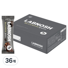 Labnosh 高蛋白餅乾棒 黑巧克力餅乾, 35g, 36個