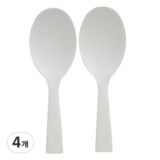 可站立小手飯匙, 白色, 4個