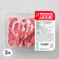 목우촌 프로포크 한돈팩 목심 구이용 (냉장), 1kg, 3팩