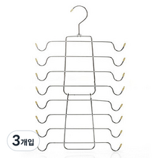 줄줄이 언더웨어 나시 걸이, 베이지, 3개입