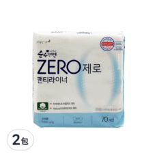 Pure Cotton 纯棉美人 Zero系列 護墊加長型, 18cm, 70片, 2包