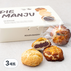 후앙 파이만쥬 팥앙금 70g x 3p + 백앙금 70g x 3p, 420g, 3세트