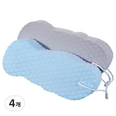 Marketneed 3D沐浴海綿搓澡巾, 隨機出貨, 1入, 4個