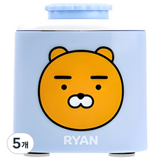 카카오프렌즈 자동 연필깎이, 라이언, 5개