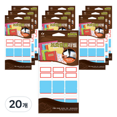 LATECH 索引保護膜標籤 20-P104 27 x 34 mm, R 紅色, 20個