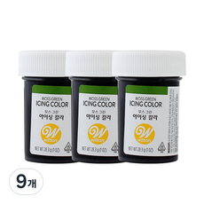 Cookingstory 惠爾通 糖霜色素 苔蘚綠, 28.3g, 9個