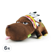 URBAN CAR 汽車狗狗公仔 印地安, 1入, 6個