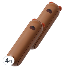 寵物便攜式除毛滾輪刷 棕色, 4個