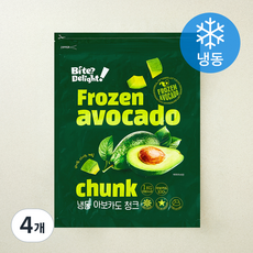 Bite?Delight! 아보카도 청크 (냉동), 4개, 1kg