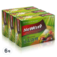 Newwrap 經濟型New夾鏈袋 18 x 20 cm, 6個