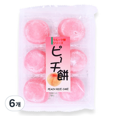 쿠보타 복숭아 찹쌀떡, 150g, 6개