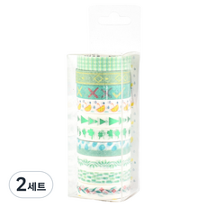 베네블 DIY 데코 다꾸 마스킹테이프 10종 세트, 노르웨이숲, 2세트