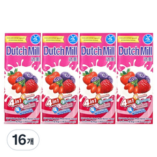 Dutch Mill 優格飲 綜合莓果口味, 180ml, 16入