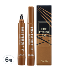 리르 포크 아이브로우 틴트 2g, 03라이트브라운, 6개