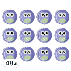 貓頭鷹插座安全蓋, 紫色, 48個