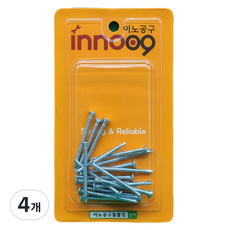 Innotime 白色沉頭自攻螺絲 NIT225 20入, 4個
