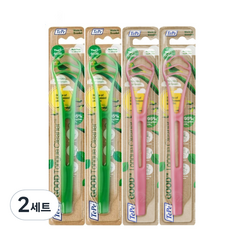 테페 GOOD 혀클리너 라이트핑크 2p + 라임그린 2p, 2세트