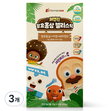 퍼멘진 발효홍삼 젤리스틱 30p, 3개, 450g