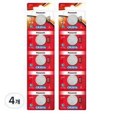 파나소닉 리튬 코인 파워세이프티패키지 건전지 CR2016, 5개입, 4개