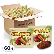 HOMEINFOOD 無籽椰棗, 20g, 60個