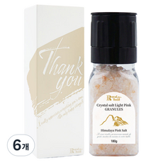 견과공장 히말라야 핑크소금, 6개, 180g