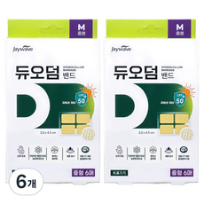 제이웨이브 듀오덤 밴드 6p, 6개