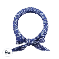 Tamsaa Comet 冷凍冰涼頸圍 圍脖 腕套 腳踝套, 藍色, 9個