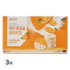 JeKiss 濟州生柑橘白巧克力片, 3個, 72g