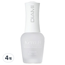 다이아미 네일 보호 케라비 케라틴 영양 베이스 코트, 투명, 14ml, 4개