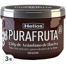 헬리오스 퓨라푸르타 블루베리잼, 250g, 3개