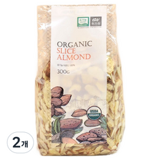 유가원 유기농 슬라이스 아몬드, 2개, 300g
