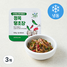 정옥 땡초장 (냉동), 120g, 3개