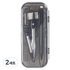 Modian 製圖用圓規量角器三角尺8件組, 2套