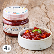 씨엔 양념 오징어젓갈, 250g, 4개