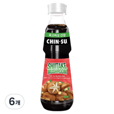 CHIN-SU 香菇醬油, 6個, 330ml