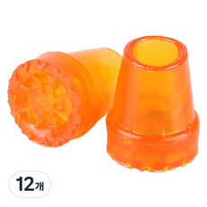 Dr.Pellis J 拐杖/手杖 替換橡膠腳套 22mm, A橘色, 12個