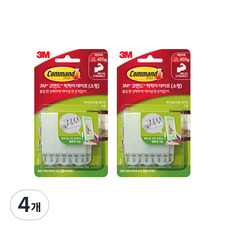 3M Command 無痕 3M 魔鬼氈膠帶 小型, 4個
